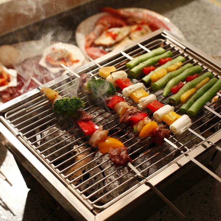 Easy Storage Stainless Steel Grill